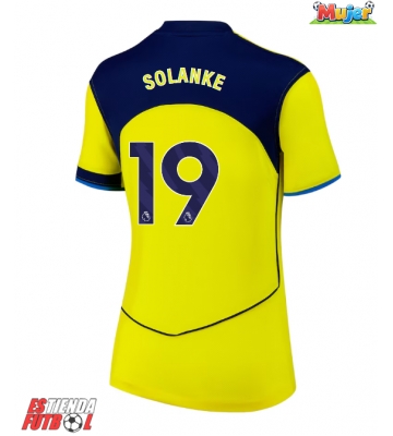 Tottenham Hotspur Dominic Solanke #19 Tercera Equipación Mujer 2025-26 Manga Corta